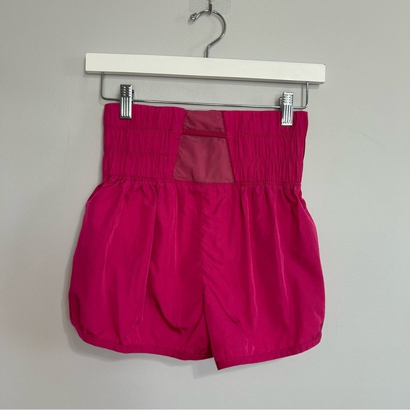 Free People Movement The Way Home Athletic Shorts Bright Pink Fuchsia Size Small - Picture 6 of 7